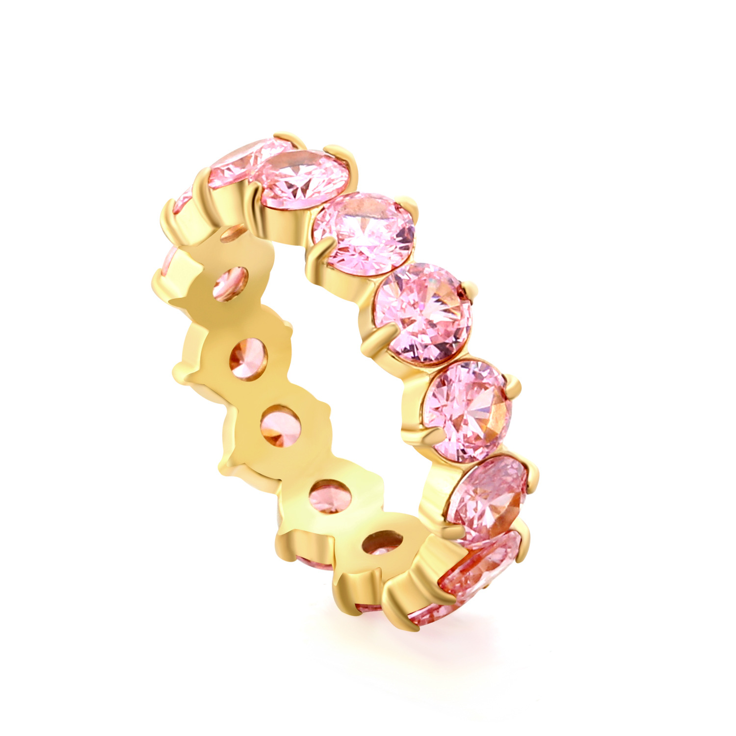 Pink diamond ring Gold RI1408F6-9G No.8