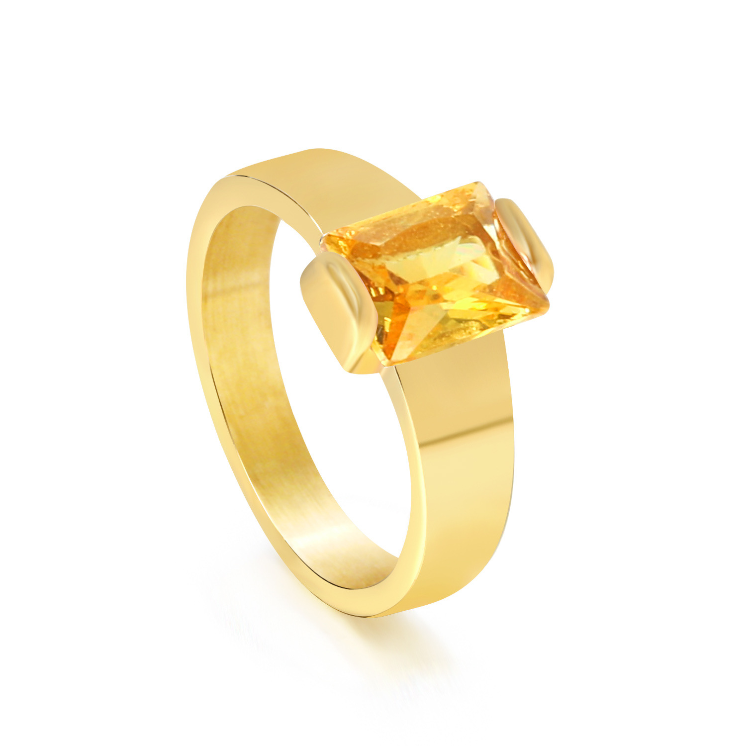 Yellow diamond ring Gold RI1455Y6-9G