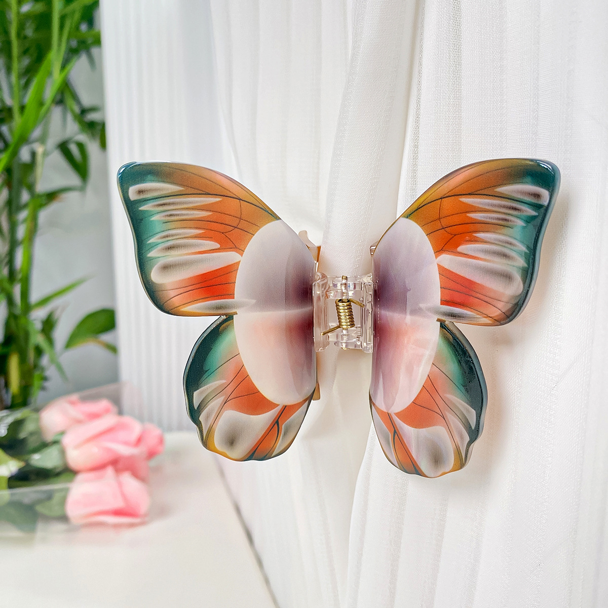 3:Orange band sleeve butterfly
