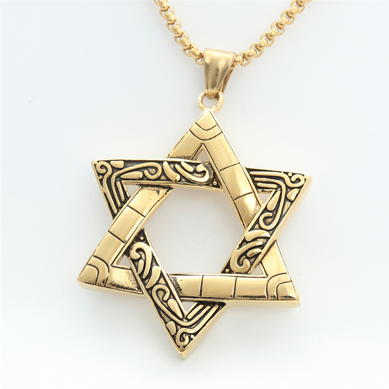 Gold pendant with chain 3.0 * 60cm