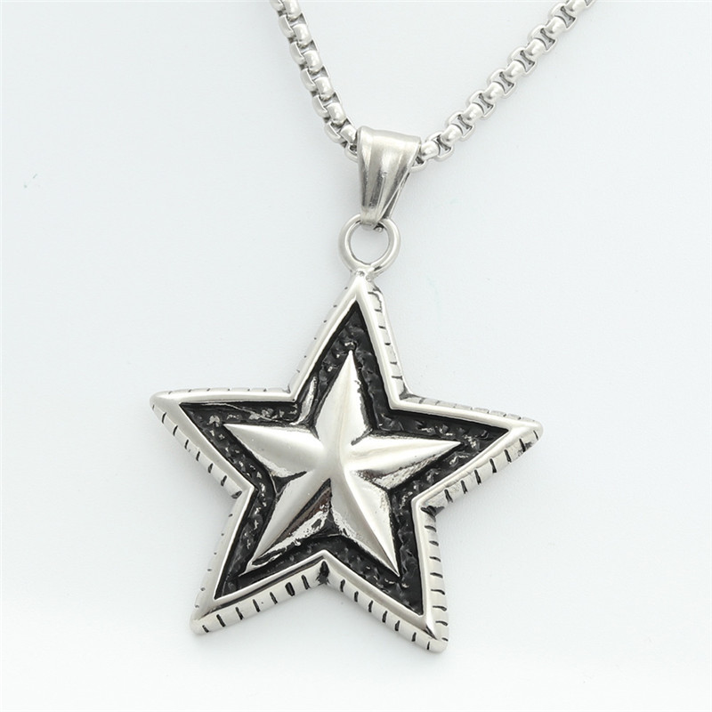 3:Silver pendant with chain 3.0 * 60cm
