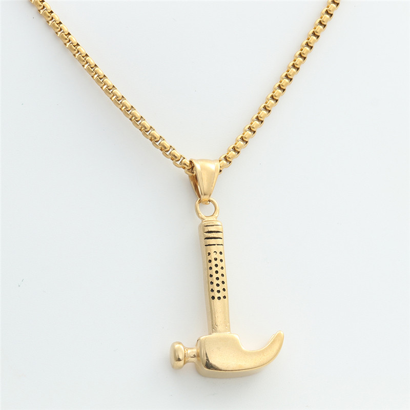 Gold pendant with chain 3.0 * 60cm