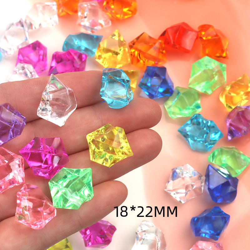 Colored crushed ice 18 * 22mm