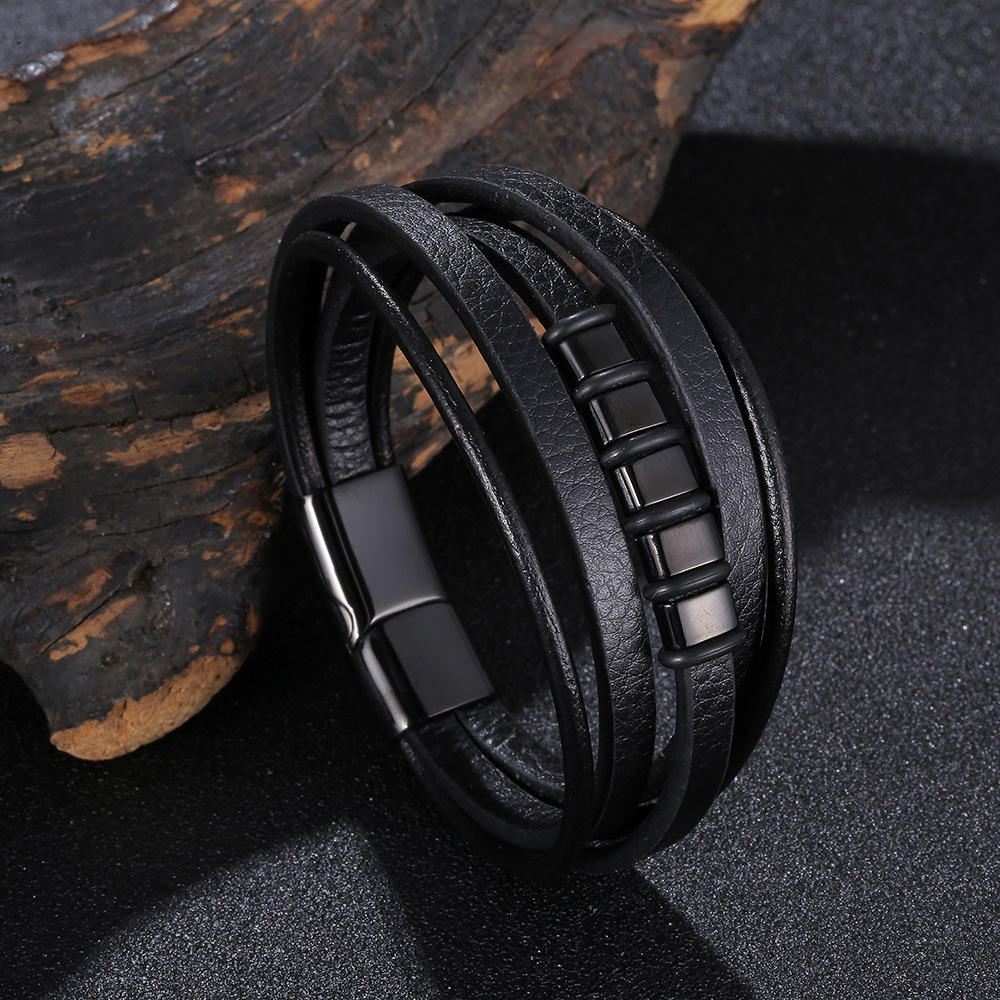 Black leather[black] 165mm [Inner circumference]