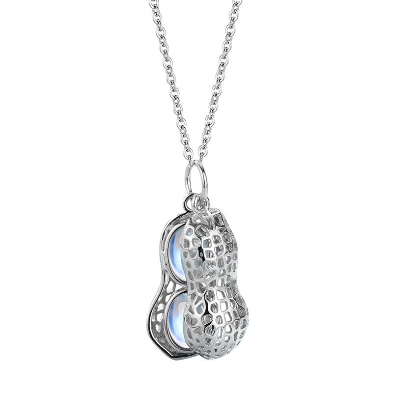 1:White gold (necklace) -40:5cm