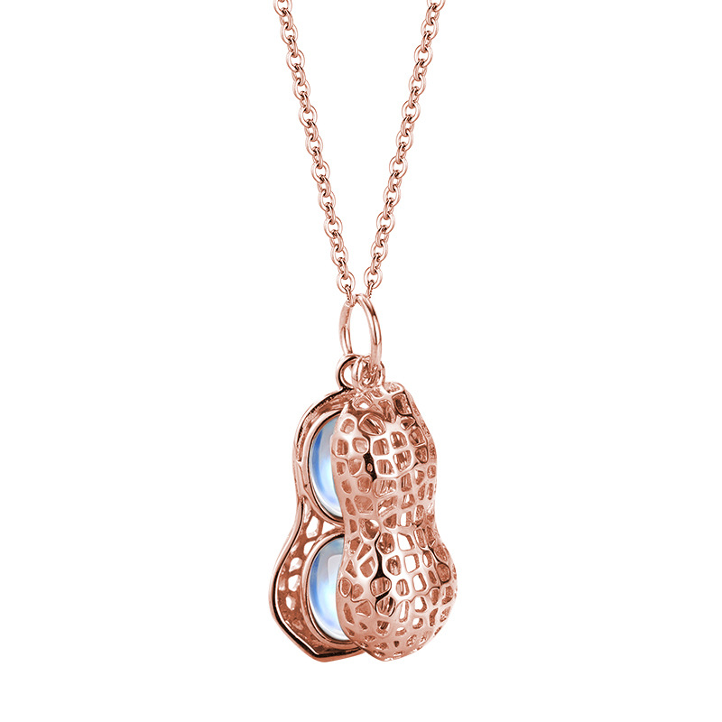 2:Rose gold (necklace) -40:5cm