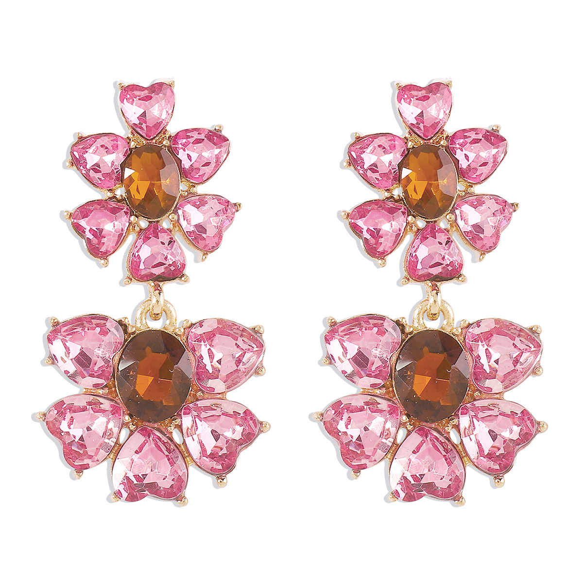 3:Pink earrings