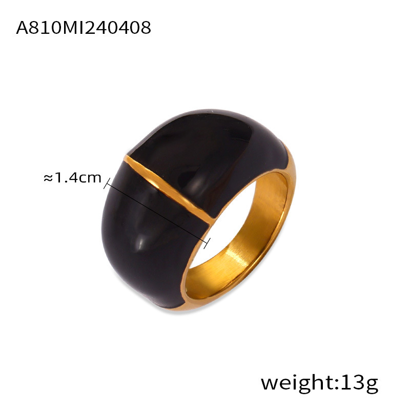 3:Gold and black ring