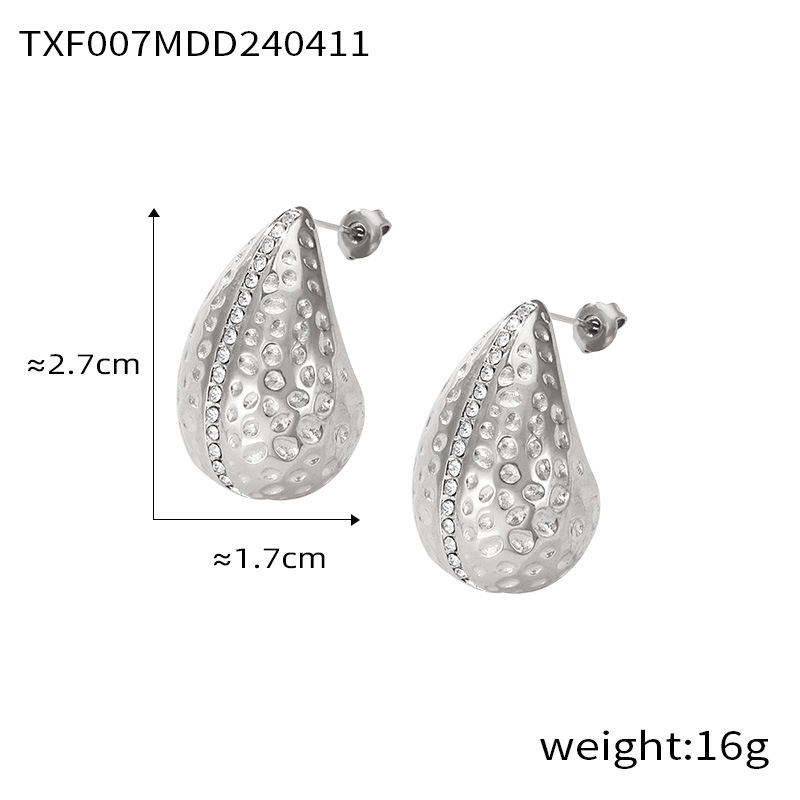 4:Steel earrings