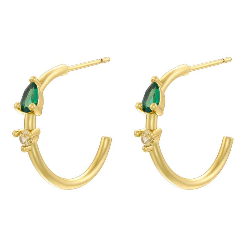 2:Gold and yellow with green diamonds