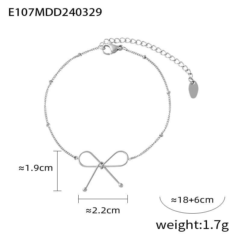 E107- Steel bracelet