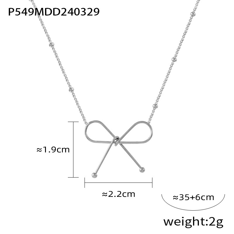 P549- Steel necklace