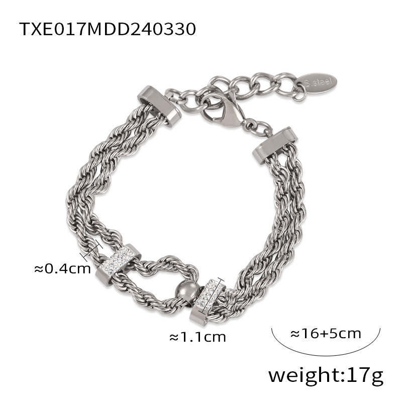 1:TXE017- Steel bracelet
