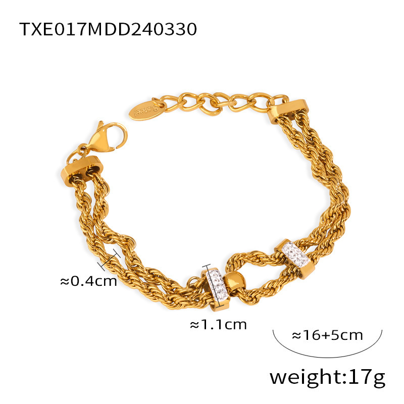 2:TXE017- Gold bracelet
