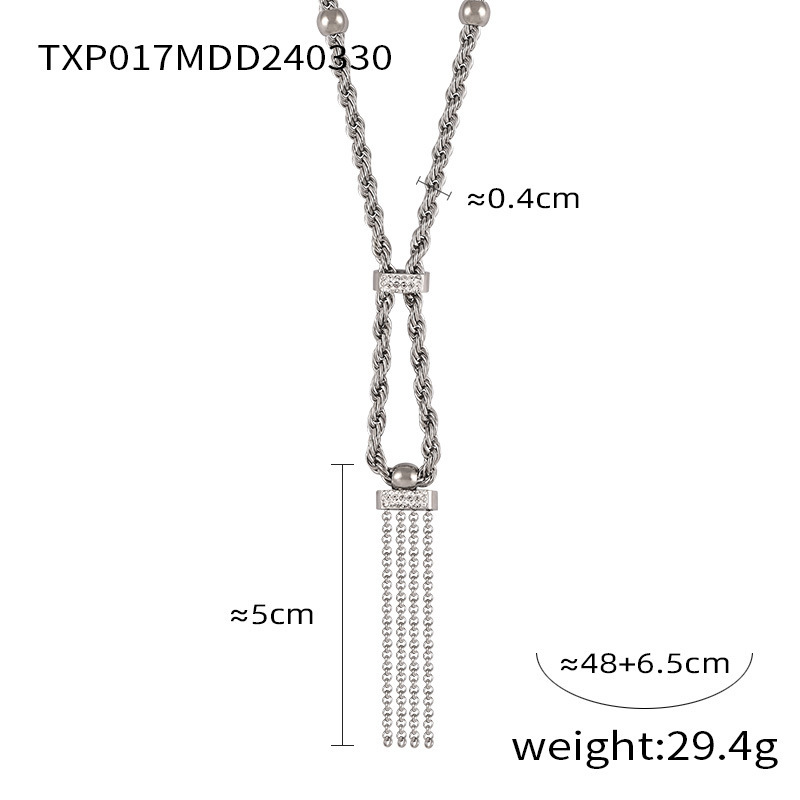3:TXP017- Steel necklace