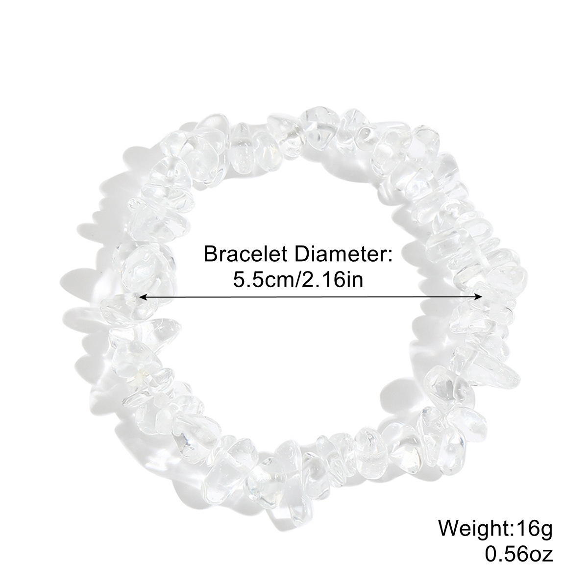 White crystal band strength rope