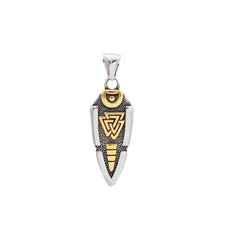 sliver and gold [ single pendant ]