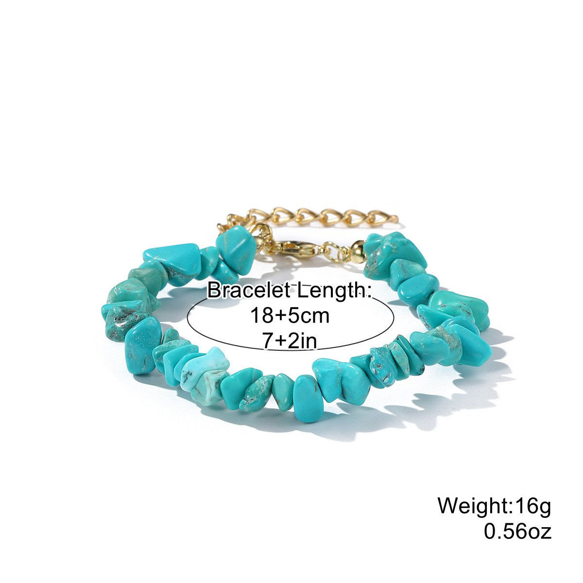 1:Blue turquoise chain