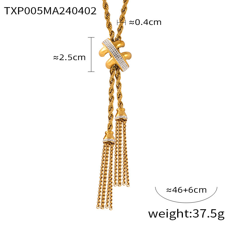 TXP005- Gold necklace