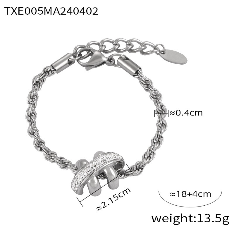 4:TXE005- Steel bracelet