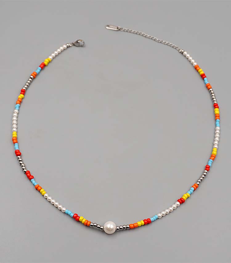 3:Silver necklace