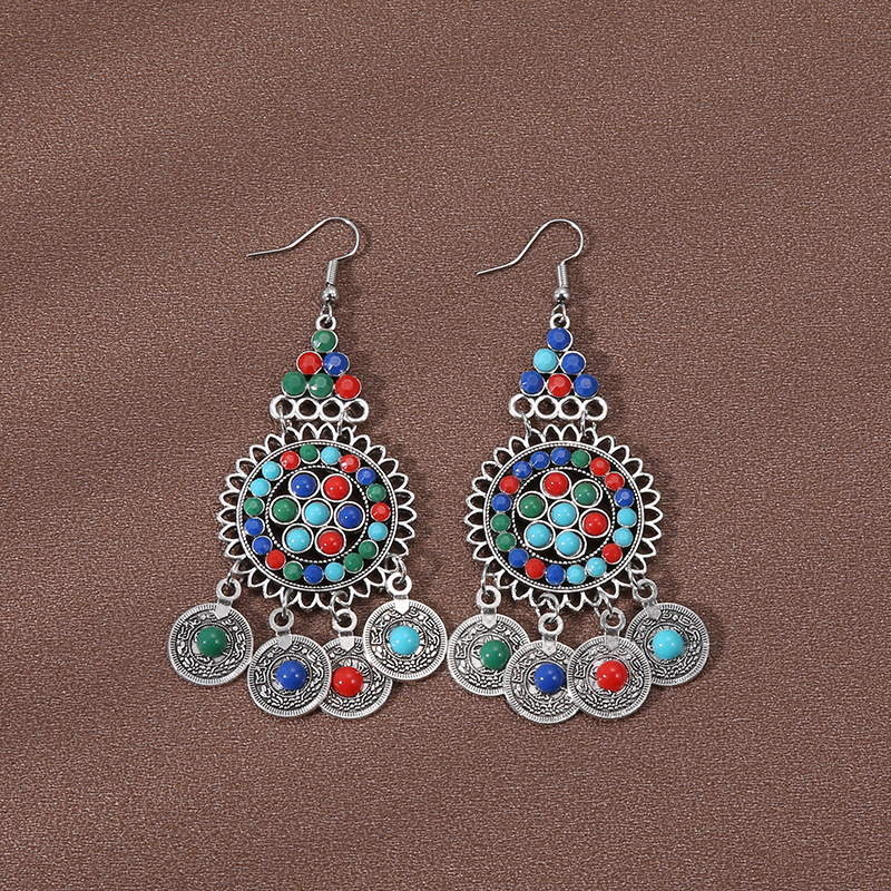Antique silver earrings