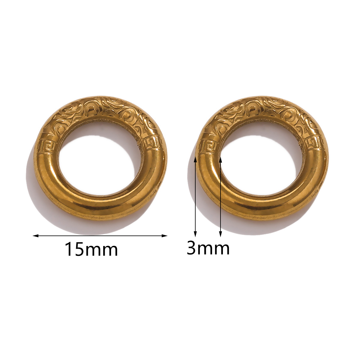 15mm - Gold