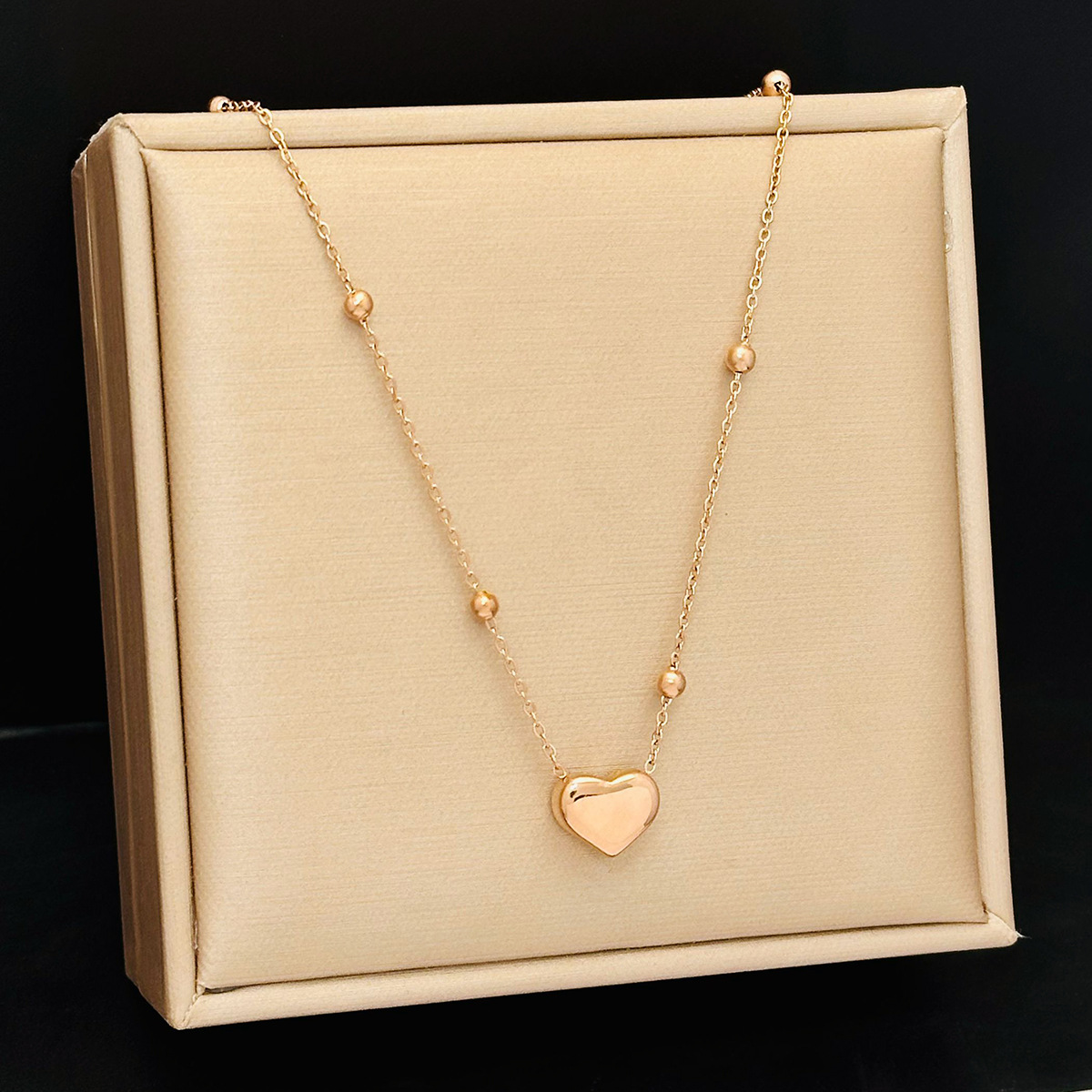 Necklace - Rose gold -45cm