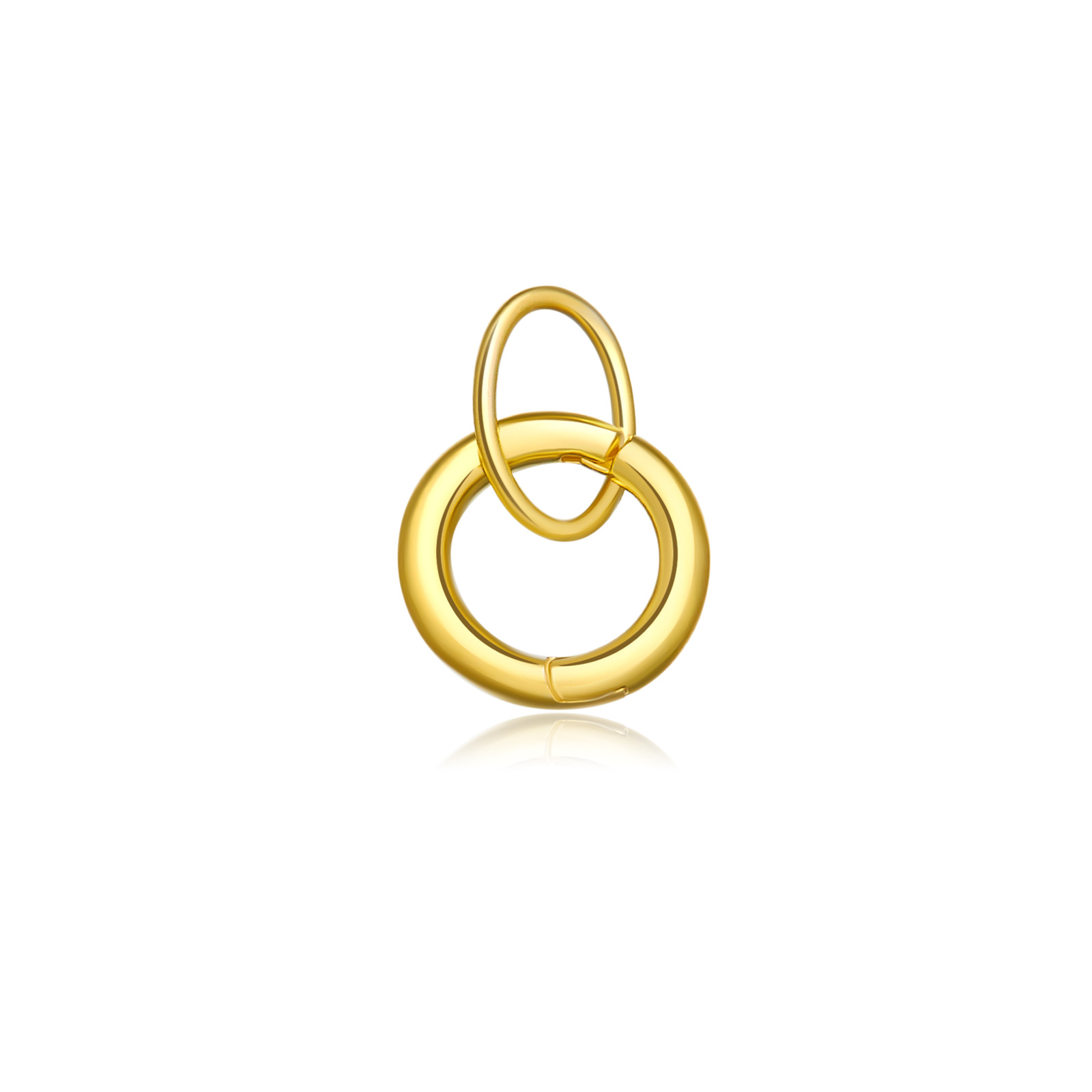 18 karat gold - Closed circle