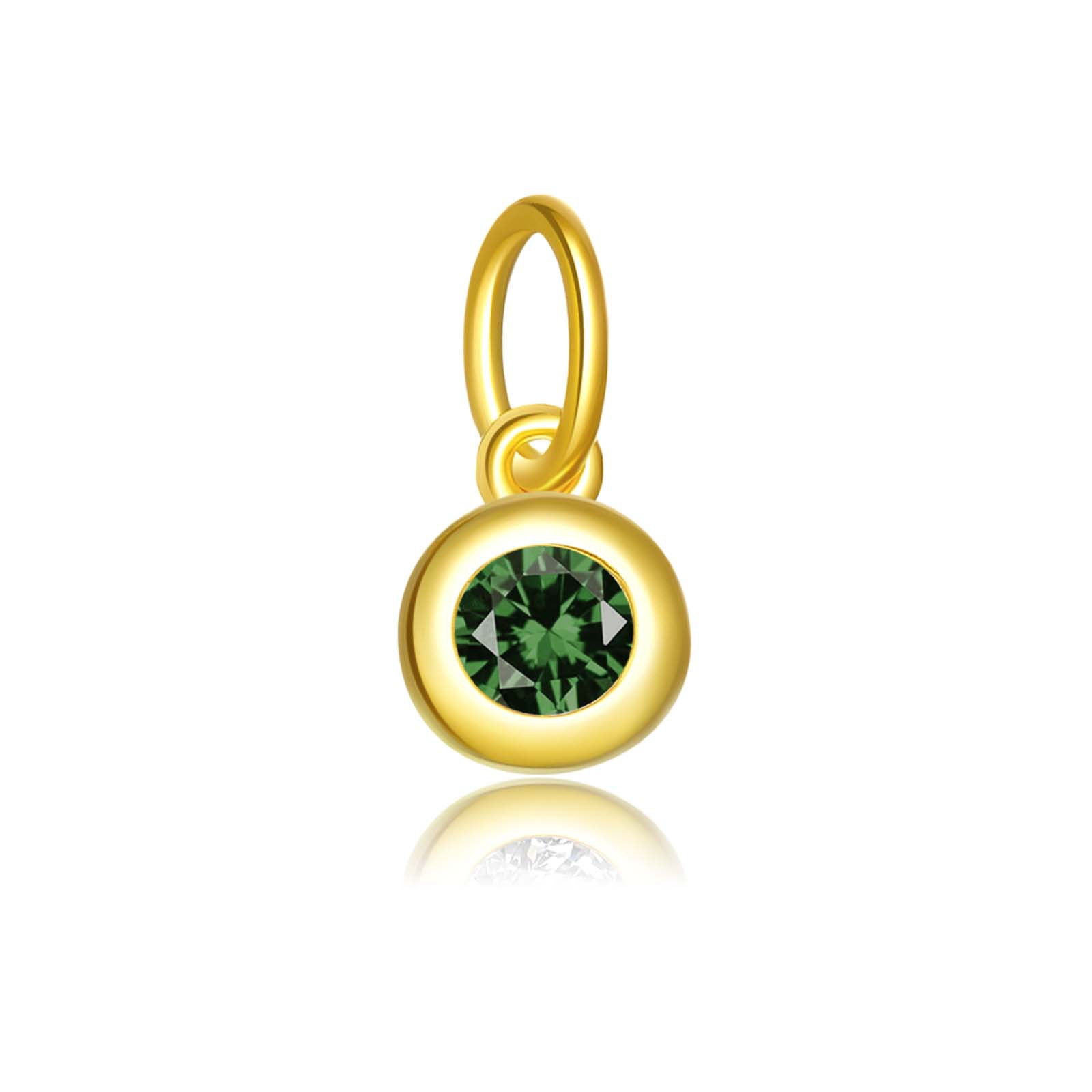 18K gold - green