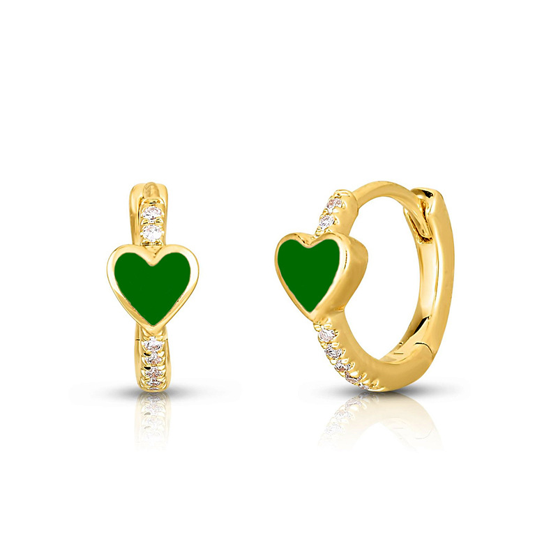 4:Love Heart - green