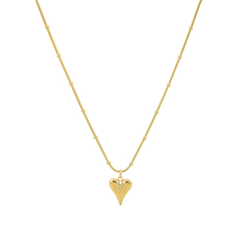 1:Gold necklace 40 5CM
