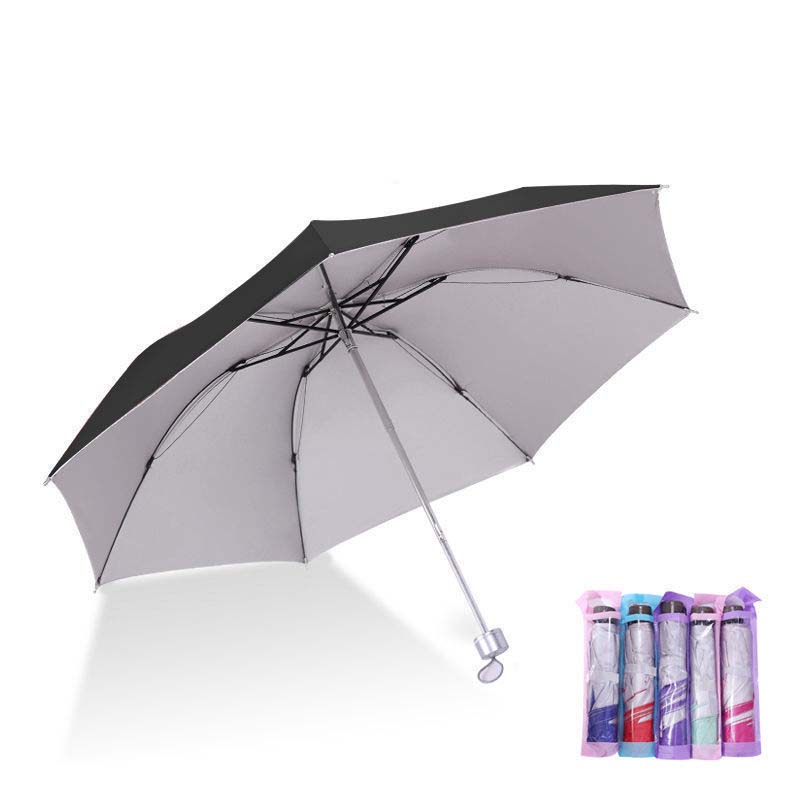 Silver rubber umbrella (random color)