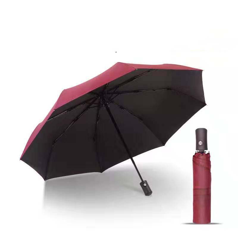 8 Bone 306 Full automatic Umbrella   vinyl umbrella Wine red