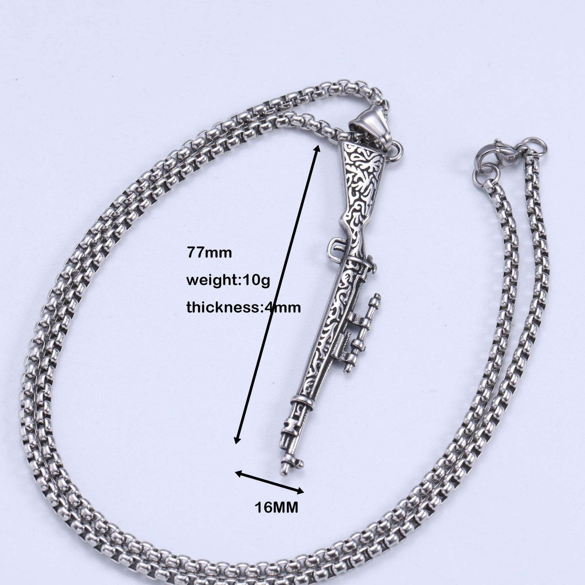 2:Pendant   square pearl chain