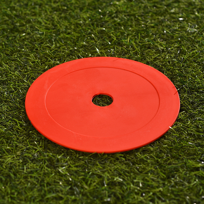 Orange - small round hole landmark mat