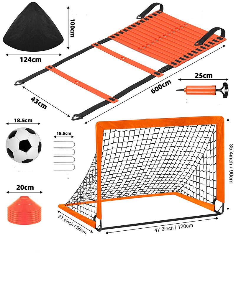 Orange soccer gate soccer suit