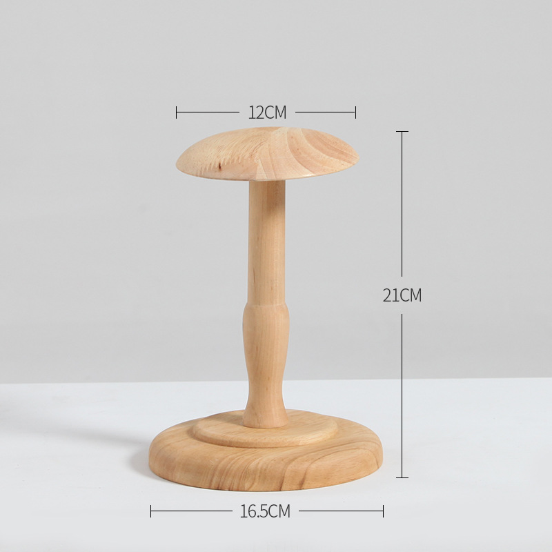 Wood hat stand (short)