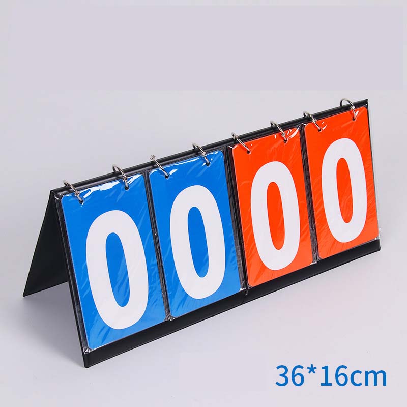 Leather four-digit scoreboard red - blue