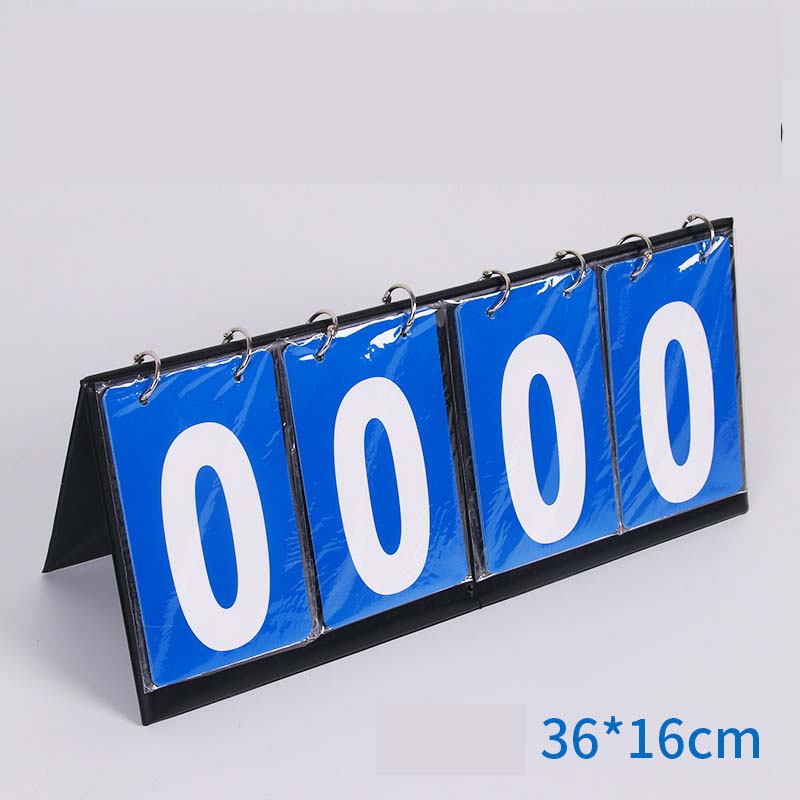 Leather four-digit scoreboard blue