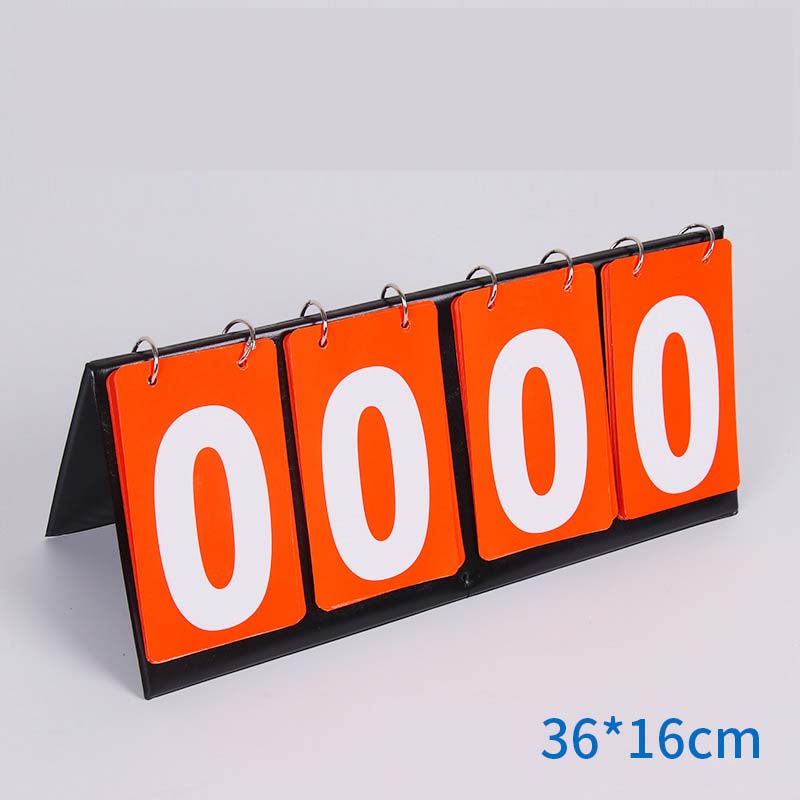 Leather four-digit scoreboard red