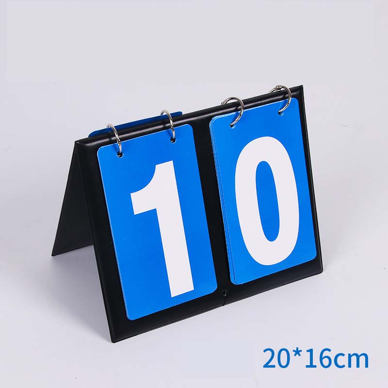 Leather two-digit scoreboard blue