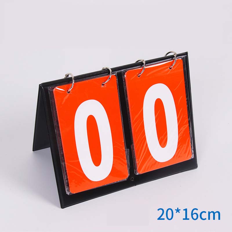 Leather two-digit scoreboard red