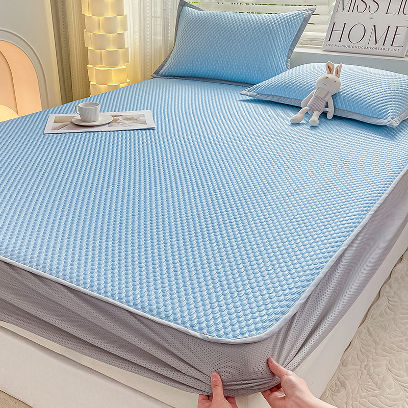 blue-Bed Fitted Sheet