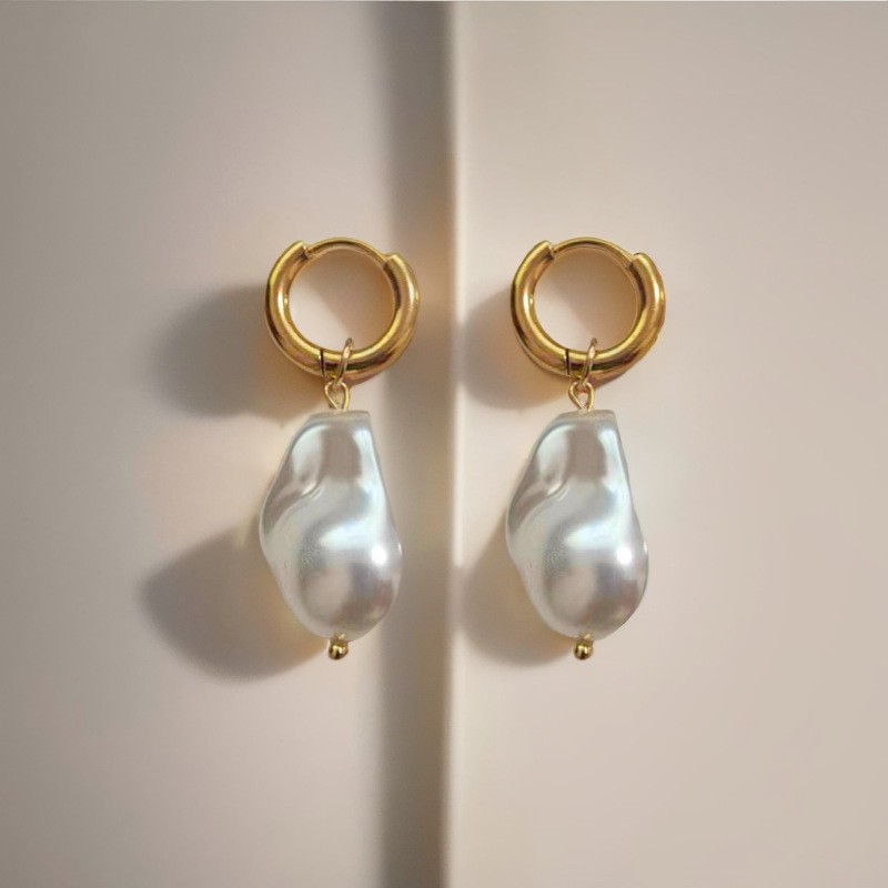 1:3.0*12mm gold large pearl