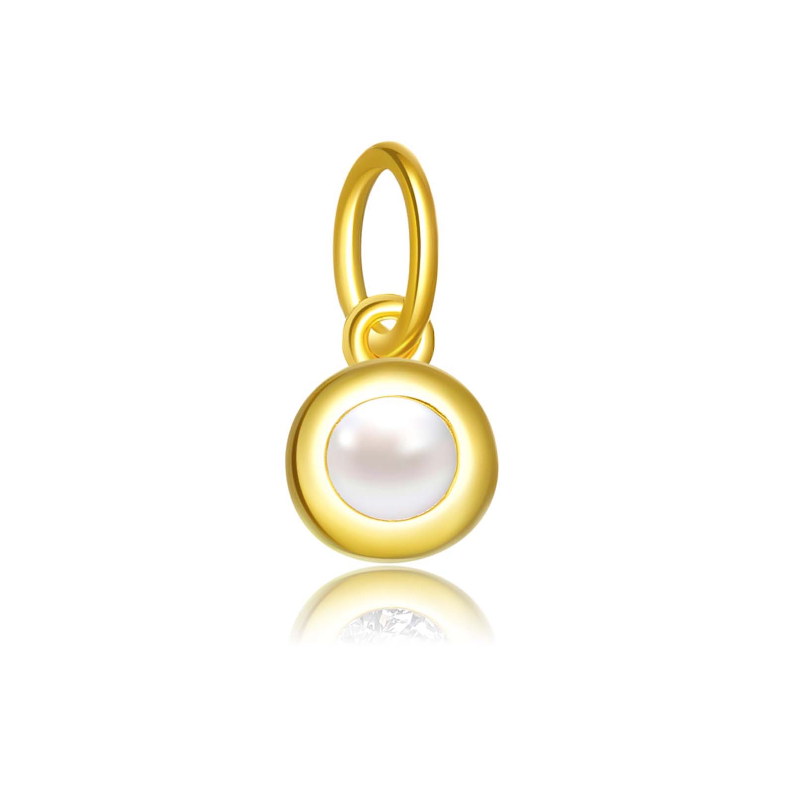 18:18K gold - Pearl
