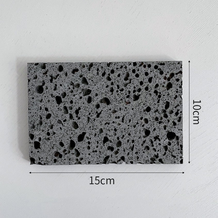 Black cave stone 10*15cm
