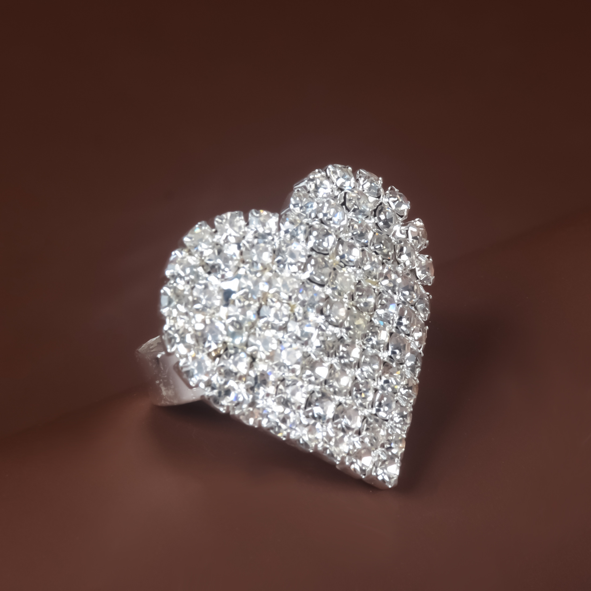 Heart of heart   white diamond