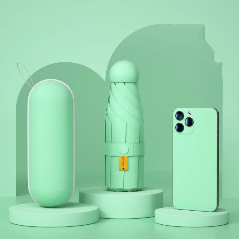 Super Light six bone air- Plus capsule case - light green