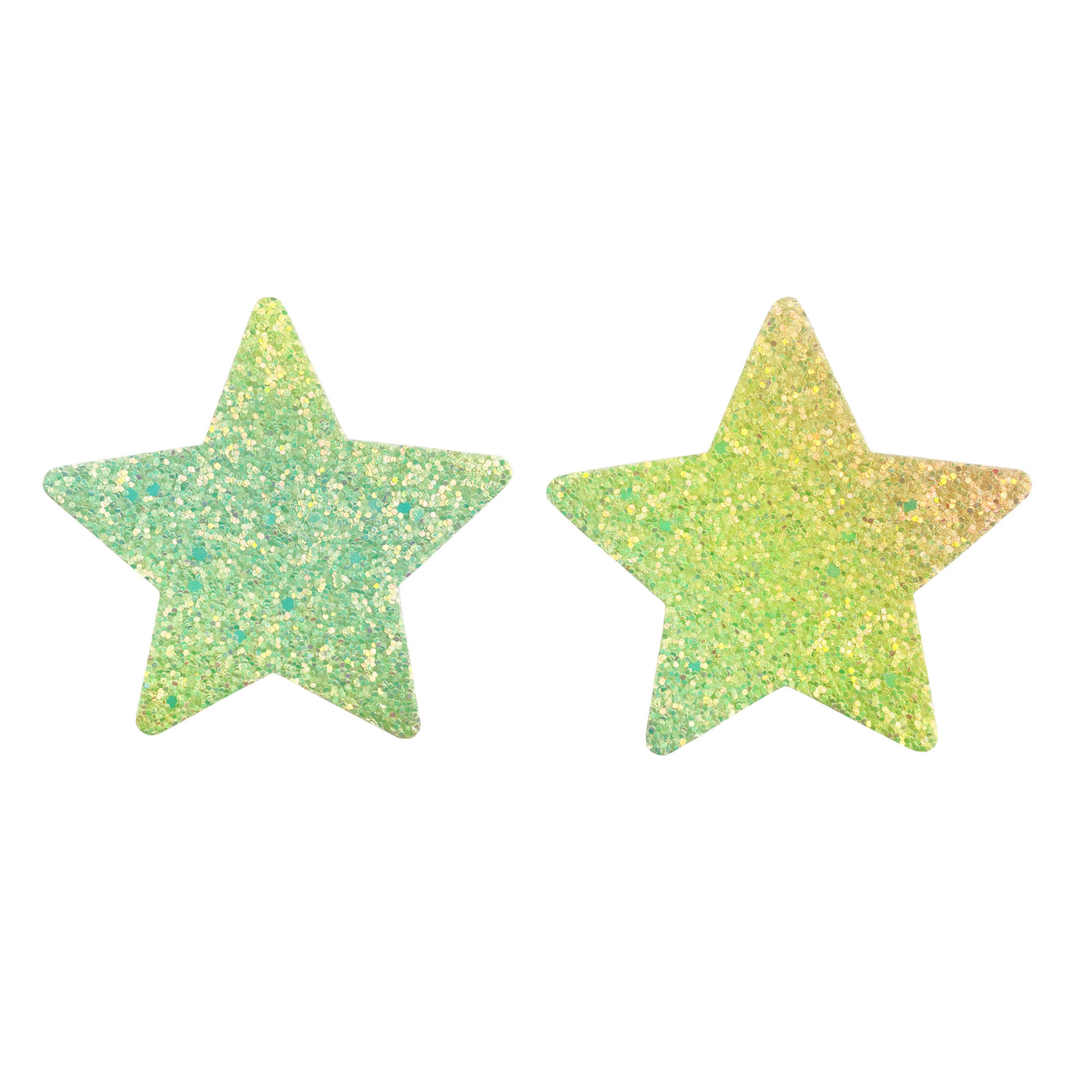 Yellow-green gradient pentagram